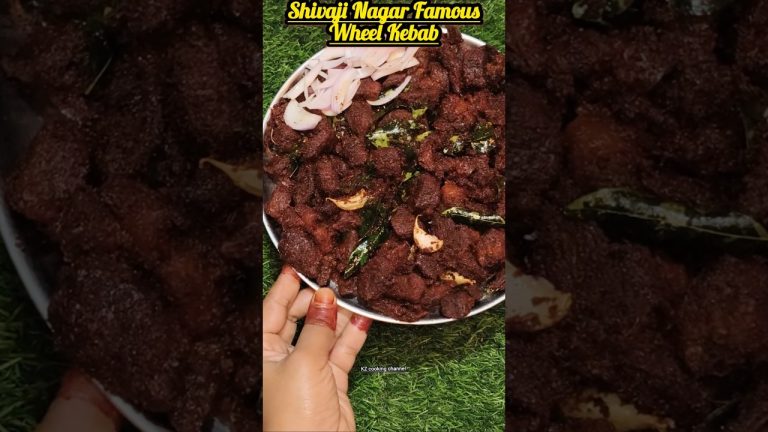 Shivaji Nagar famous wheel kabab recipe 😋 #beefkababrecipe #shivajinagarbangalore   #shorts