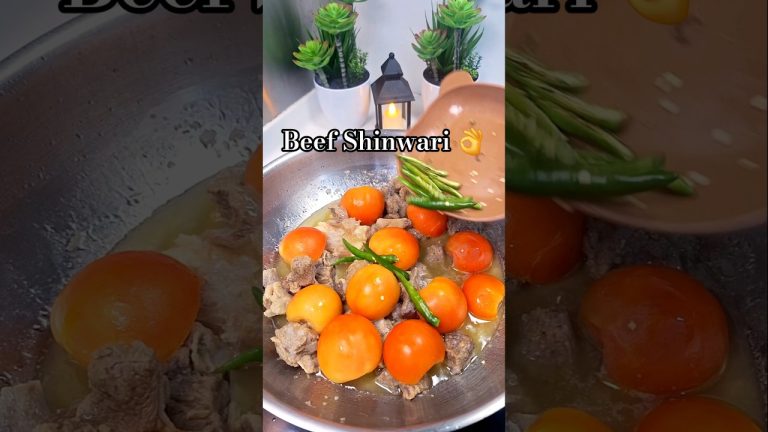 Beef Shinwari Karahi Recipe #shinwarikarahi #beefkarahi  #pakistanifood #viralshorts