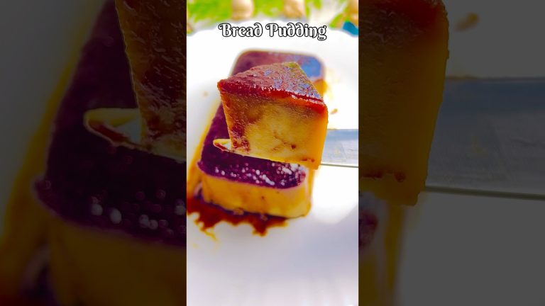 Caramel Bread Pudding Recipe | Classic Egg Dessert | Easy Homemade Sweet 🍮🍞 #shorts