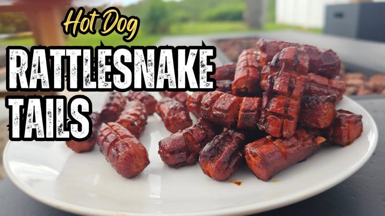 How to Make the Best BBQ Rattlesnake Tail Hot Dogs Ever!