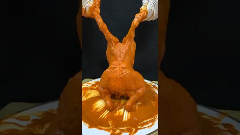 Whole Chicken Fry Recipe#viral #shorts #asmr