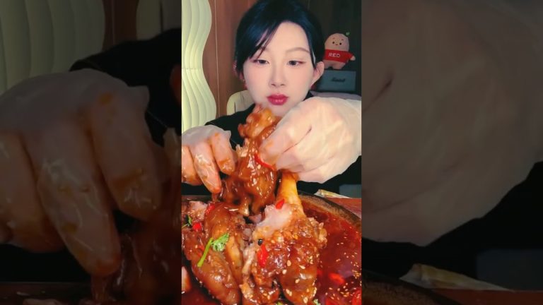 Juicy BBQ Feast #Mukbang #Shorts