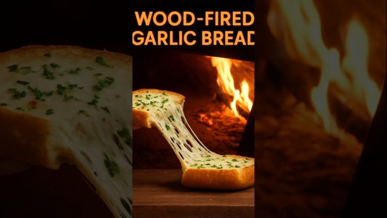 🔥SECRET BITE !   #shortsfeed #shorts #recipe #garlicbread #HalfBaker