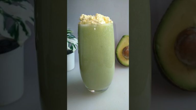 Avocado Milkshake | Avocado Smoothie | Avocado Shake with Vanilla Ice Cream🥑🥤#healthybreakfast #usa