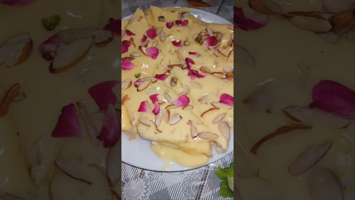 Quick & Easy Dessert | Bread Custard Pudding 🍮😋 #custard #recipe #trending #shorts