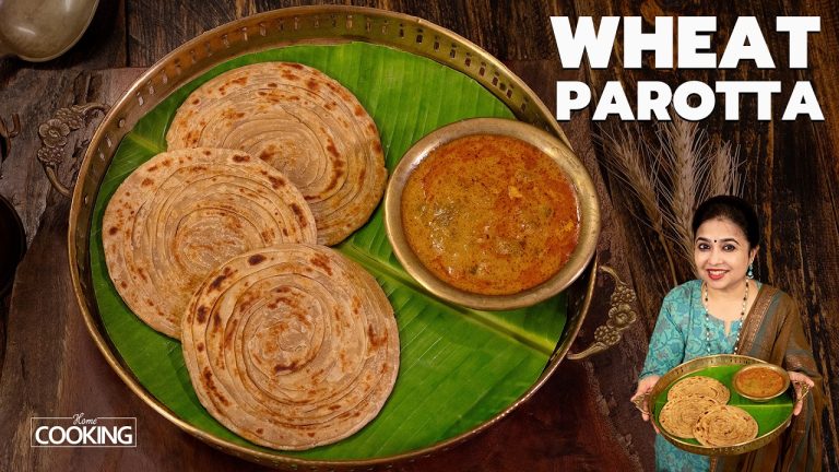 Wheat Parotta Recipe | Soft & Flaky Gothumai Parotta | Healthy Indian Bread