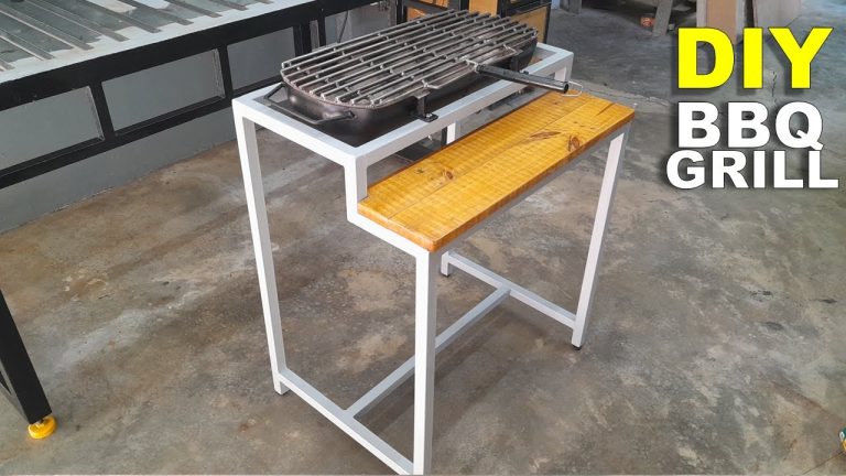 How to make a BBQ grill from freon tank