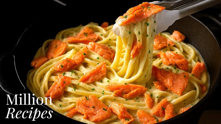 Easy Creamy Salmon Pasta Recipe You’ll Cook Every Week | One Skillet Dinner Recipe