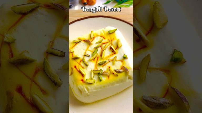 Bhapa Doi Recipe | Traditional Bengali Steamed Yogurt Dessert | Easy Indian Sweet #shorts