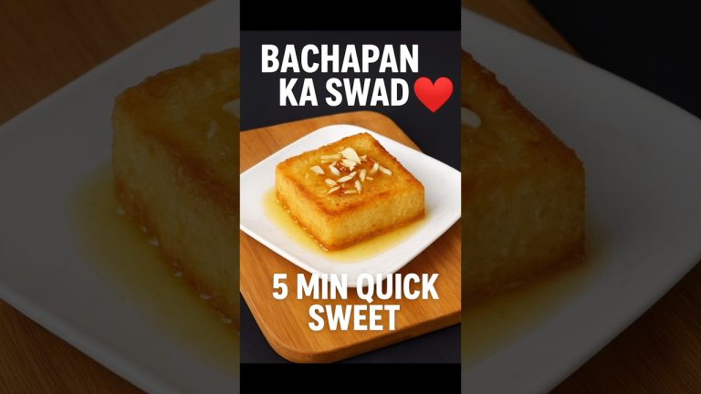 Bread Malai Toast 🤯 | Viral Sweet Hack in 5 Min | Chocolate + Mithai Combo #shorts