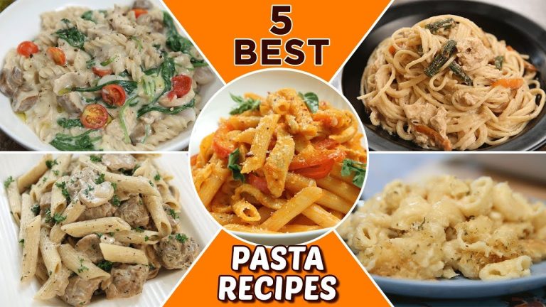 5 BEST Pasta Recipes – Delicious Pasta Recipes For Lunch/Dinner – Italian Pasta Recipes