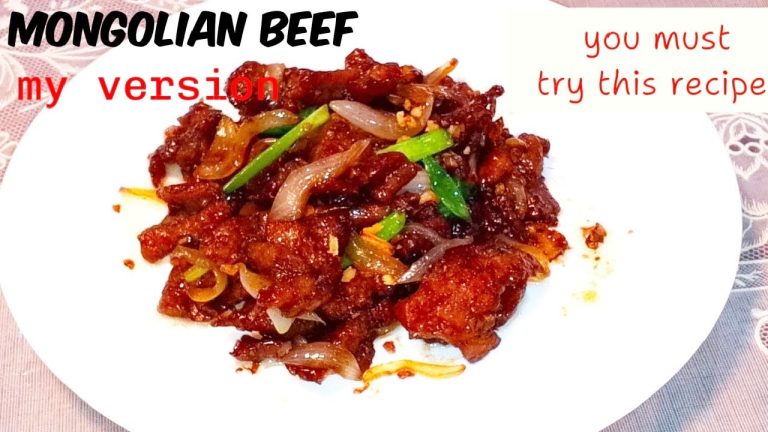 Mongolian Beef | My Version of Mongolian Beef Recipe | Quick and Easy Mongolian Beef  Recipe