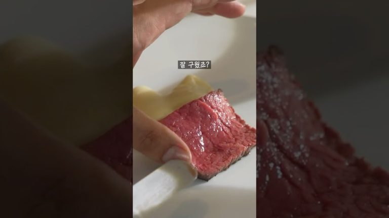 파인 다이닝 클래식 프렌치 스테이크 플레이팅 #shorts