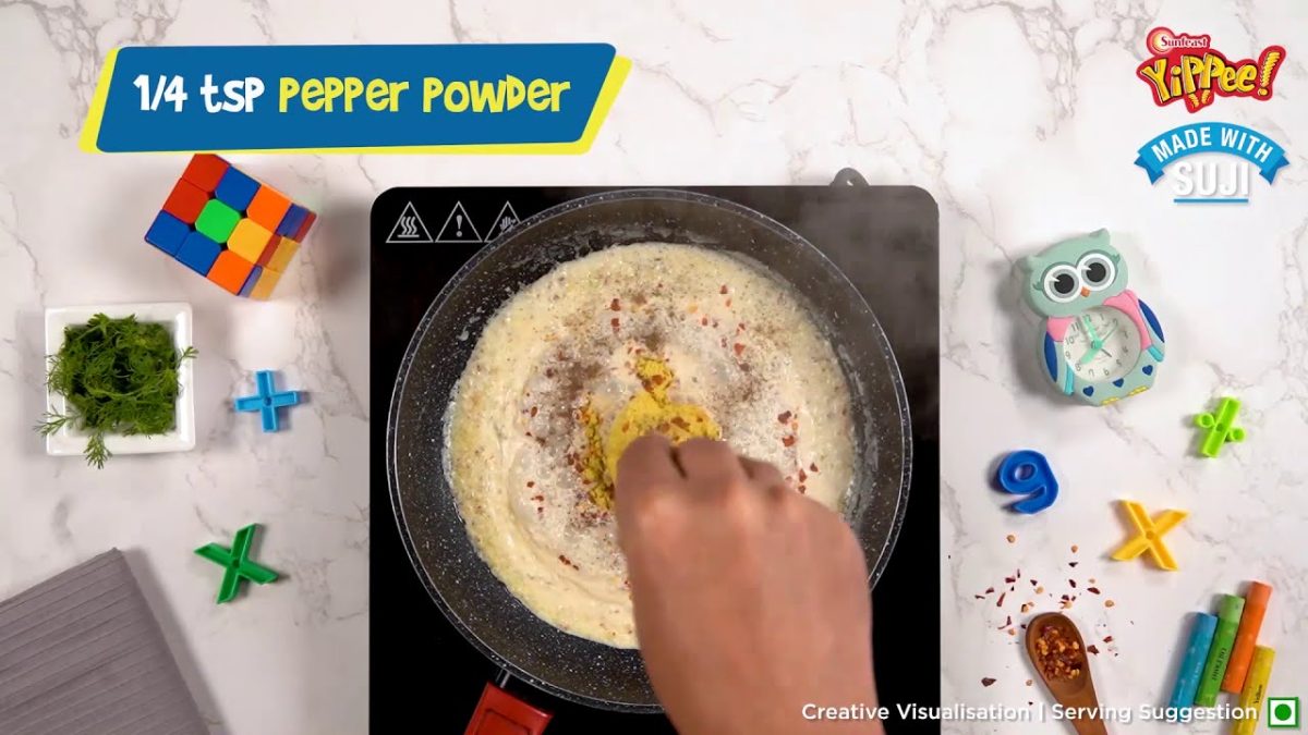 Cheesy Cauliflower Pasta Recipe – nstant Pasta Recipes | Sunfeast YiPPee!