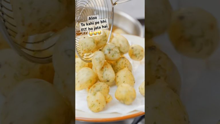Aloo chawal ke pakora 😂😂 #bharatzkitchen #food #recipe #indianmasalakitchen