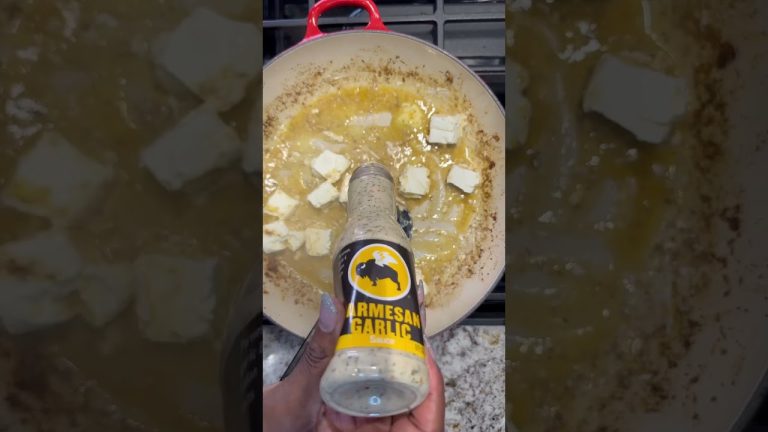 I cooked the TikTok Garlic Parmesan chicken pasta and it was delicious! #chicken #chickenpasta