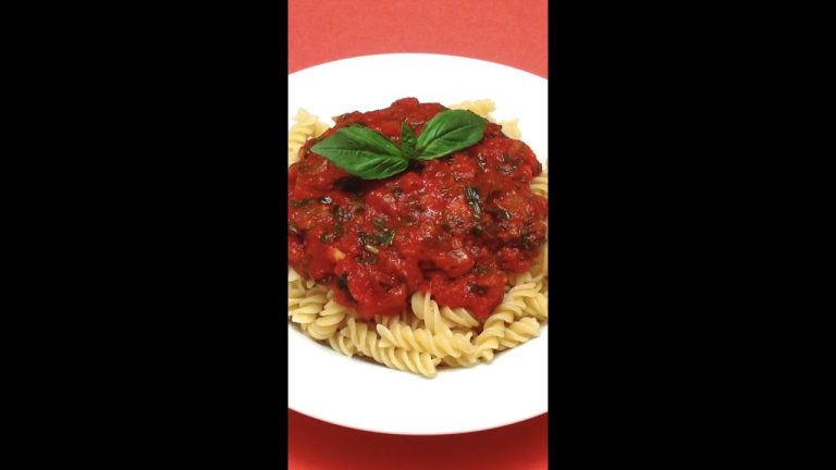 Tomato Basil Sauce for Pasta 🍅🍝😍