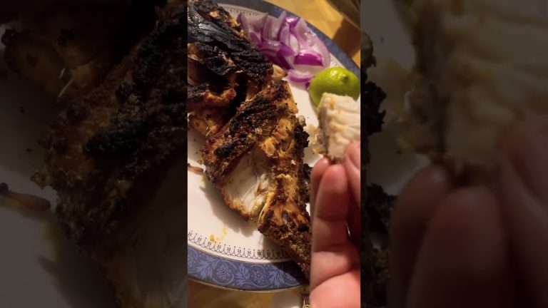 Vitla senja fish bbq😍 ena oru tasteu 🐠 #bbq #tamilshorts #like #tamilcooking #yt #shorts #canada