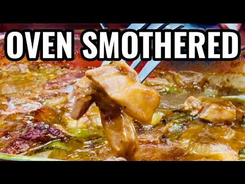 Quick & Easy Oven Smothered Pork Chops and Gravy | What to Cook For Dinner