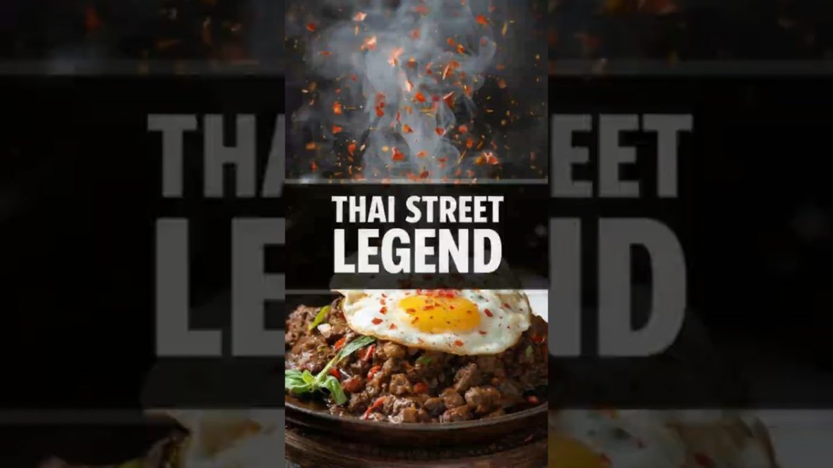 Pad Krapao – Thailand’s Ultimate Street Food! 🍳🔥