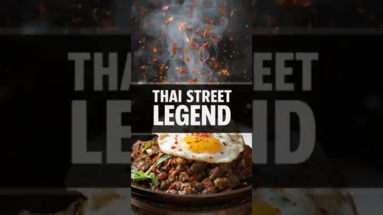 Pad Krapao – Thailand’s Ultimate Street Food! 🍳🔥