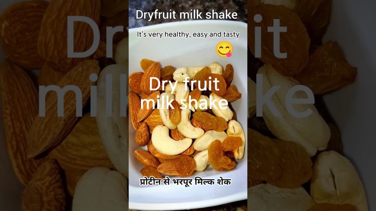 how to make dry fruit milkshake🥛💪#milkshake #badam shake #riotofdishes