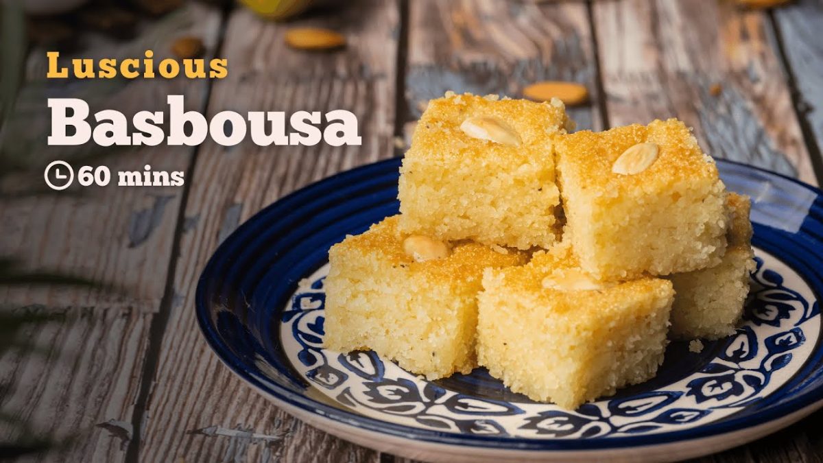 Basbousa | Basbousa Recipe | Semolina cake | Dessert Recipes | Cookd