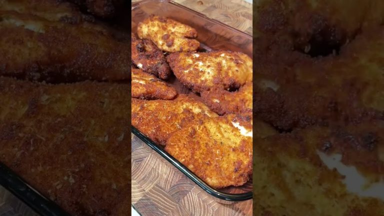 Chicken Parmigiana ! #homemade #italian #food #shorts