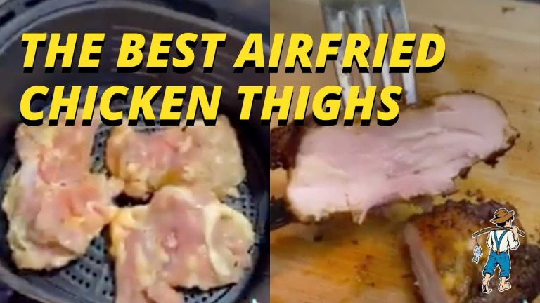 The Best Airfried Chicken Thighs