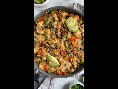 Chicken Quinoa Skillet #quinoa #dinnerideas