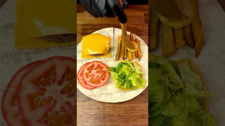 Beef Tortilla Wrap! High-protein Breakfast #shorts