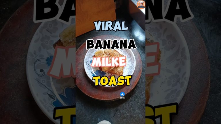 No sugar Healthy Milk Toast Recipe| Healthy Breakfast ideas | Sandwich recipe #shorts #recipe