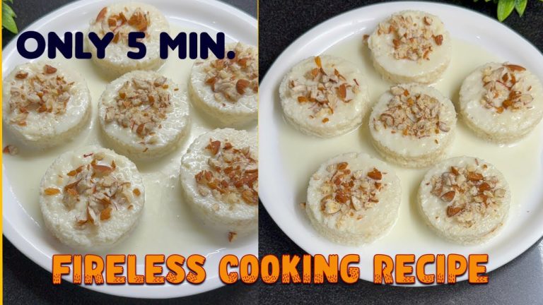 Fireless Cooking Recipes For Compitition| Soft ,Tasty,Fluffy Bread Dessert Instant Rasmalai Recipe|