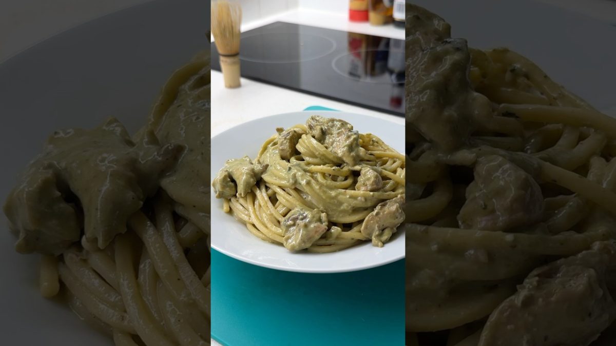 Matcha Carbonara Pasta #food