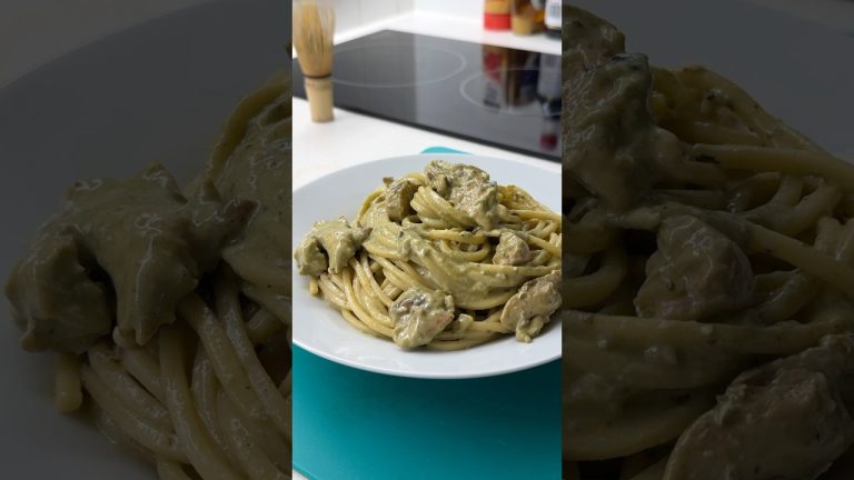Matcha Carbonara Pasta #food
