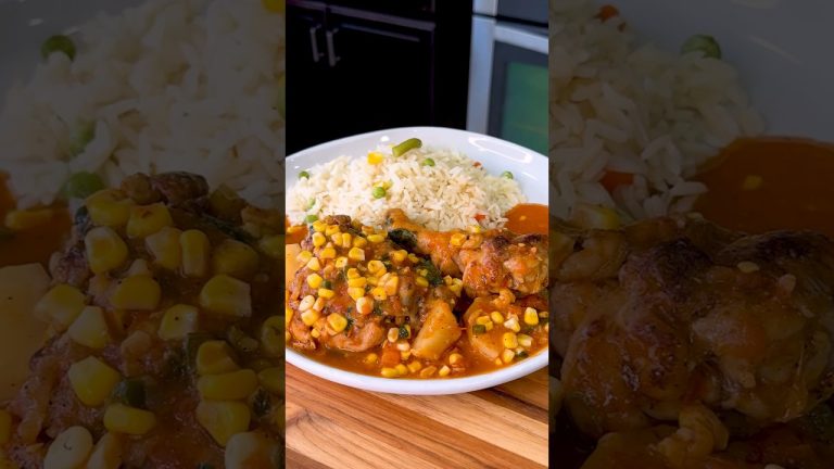 Pollo Entomatado Fast and Easy Chicken Recipe #shorts