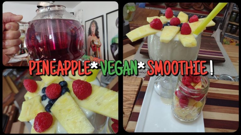 PINEAPPLE SMOOTHIE RECIPE | Dairy-Free | Vegan | Plant-Based | Anti-Inflammatory