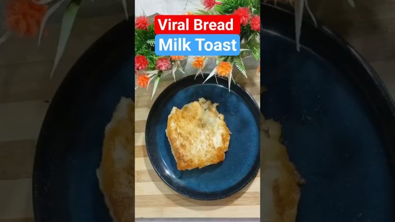 Milk Bread Recipe 🥛🍞😋 | Viral Bread Milk Toast | Kids Favorite #shorts #bread #viralfood #milkbread