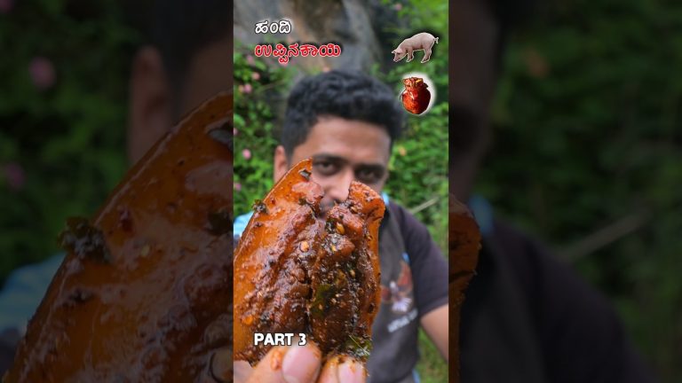 ಹಂದಿ ಉಪ್ಪಿನಕಾಯಿ🌶️🥩🤤 | Kannada Paakashaale Special Pork Pickle | Part 3 #shortsfeed