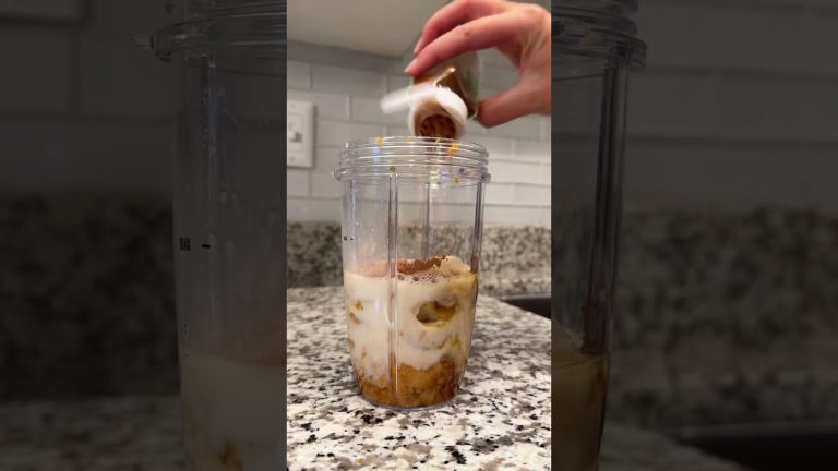 Pumpkin Mocha Smoothie | #smoothierecipes #pumpkin #coldbrew #fallrecipes
