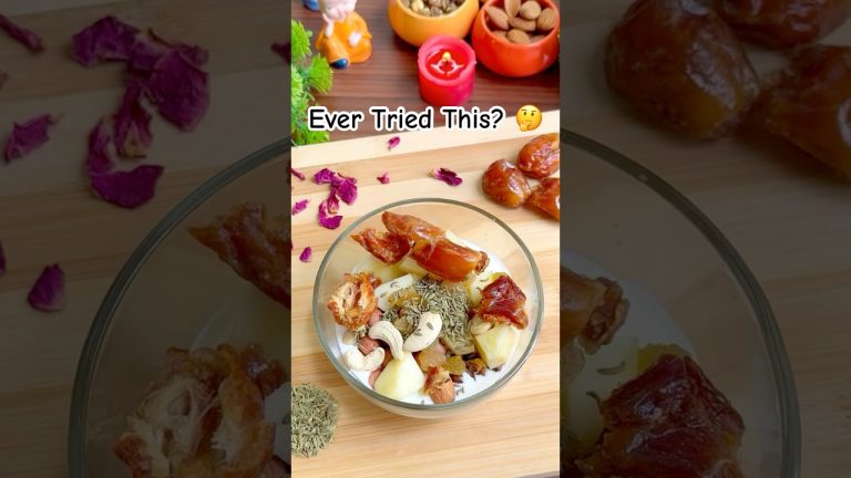 1 Cup Curd+ Dry Fruits= Super Energy Smoothie #shorts #trending