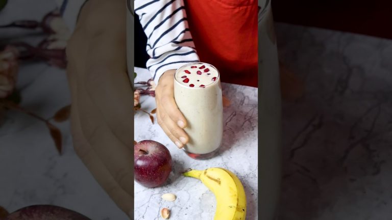 No Sugar Apple Banana Dry fruit Shake | Navratri Special | Fasting Recipe #food #cooking #shorts