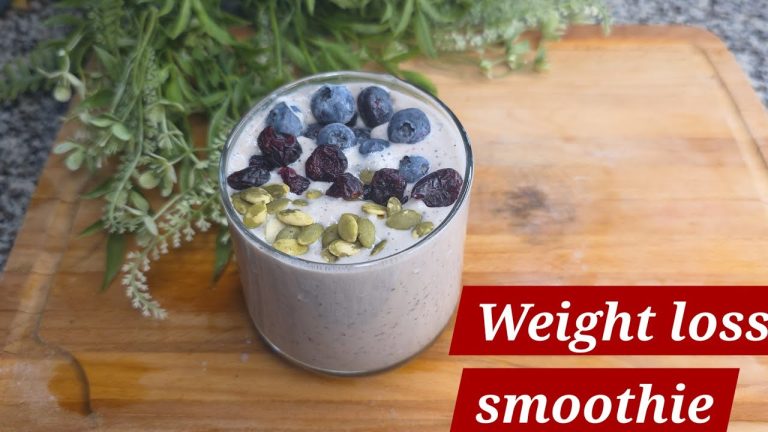 Weight Loss Breakfast Smoothie | Oats Breakfast Smoothie Recipe Indian | No Milk – No Sugar Smoothie