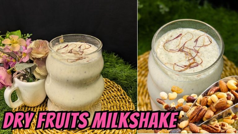 Healthy Dry Fruits Milkshake | Dry Fruits Energy Shake Recipe | Dry Fruits Smoothie #dryfruitshake