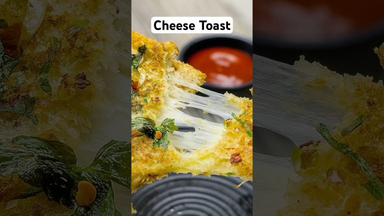 Cheese Toast 🧀Quick breakfast 🔥#toast #cheese #breadrecipe #shorts #asmr  #breakfast #sandwich