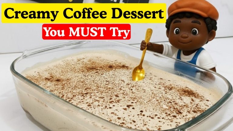 Creamy Coffee Dessert Recipe You’ll Crave | Easy Cake Rusk Recipe 2025