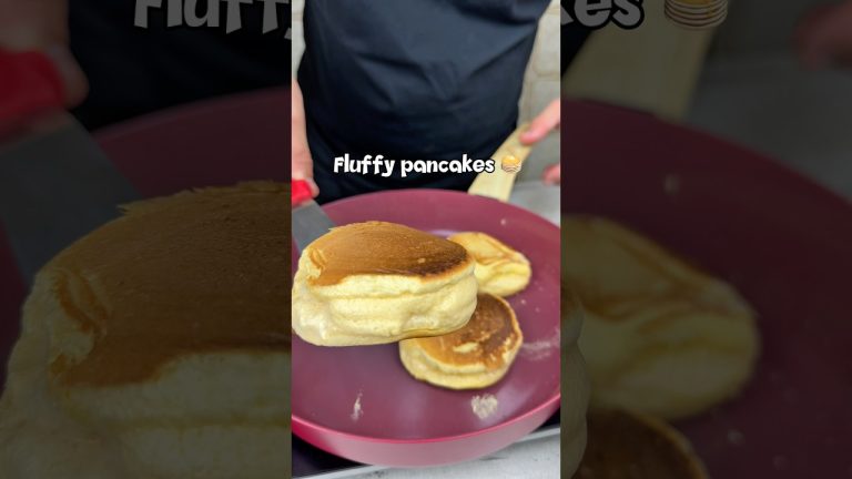 Fluffy pancakes 🥞 façon crème brûlée
