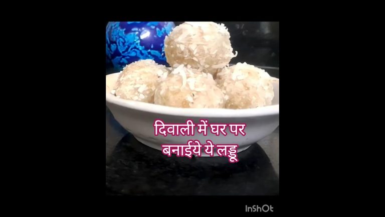 दिवाली में घर पर बनाये ये लड्डू | home made orange zest ke coconut laddu