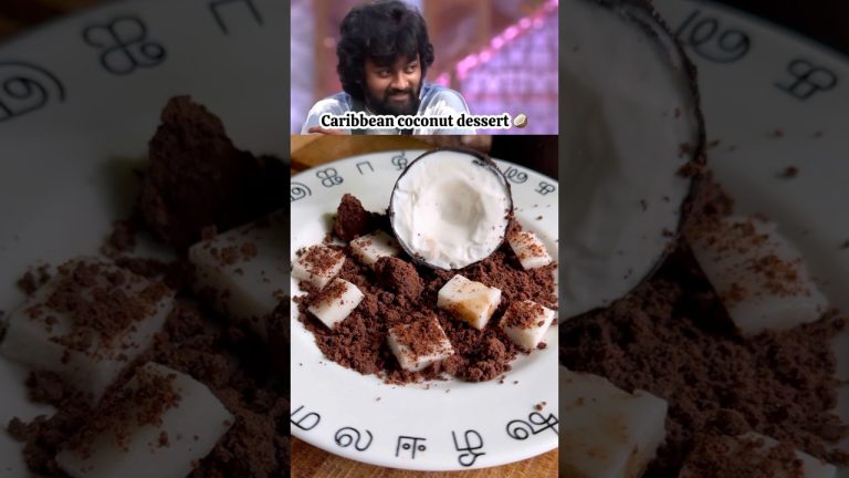 😱Cook with comali 6 recipe🔥Coconut dessert🥥🌴Coconut icecream Coconut jelly #vijaytv #coconut