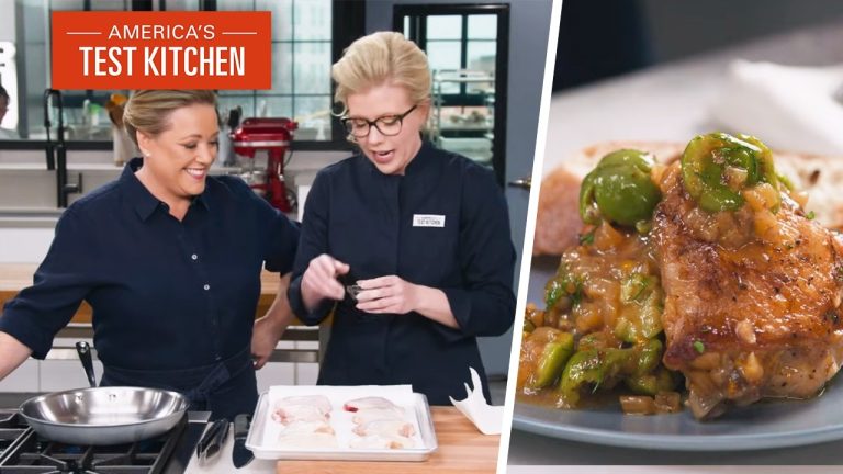 Crispy Skin on Braised Chicken? We’ll Show You How | America’s Test Kitchen